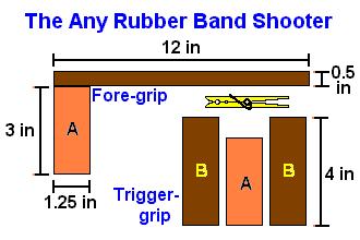 'Any Rubber Band gun' parts